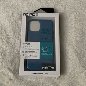 iPhone 11 Pro Incipio blue case - 5 ft drop tested